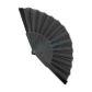Valoshop - Accesorios del Atuendo - Abanicos - Abanico Liso - Abanico Liso 23cm Negro 12 u/pqt - WEB ID:000001