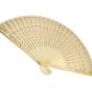 Valoshop - Accesorios del Atuendo - Abanicos - Abanico de Madera QB - Abanico de Madera QB 20cm Natural 50 u/pqt - WEB ID:000005